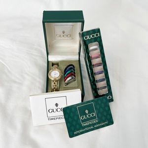 Gucci Vintage Interchangeable Bezel Watch
